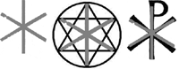 Roman Catholic Church Chi Rho Symbol Is 666 Hexagram