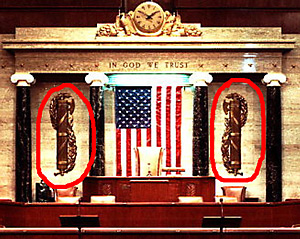 Roman Fasces In The U.S. Senate 