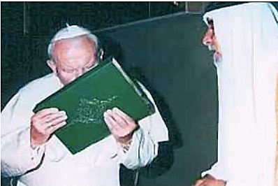 Pope Kissing The Koran
